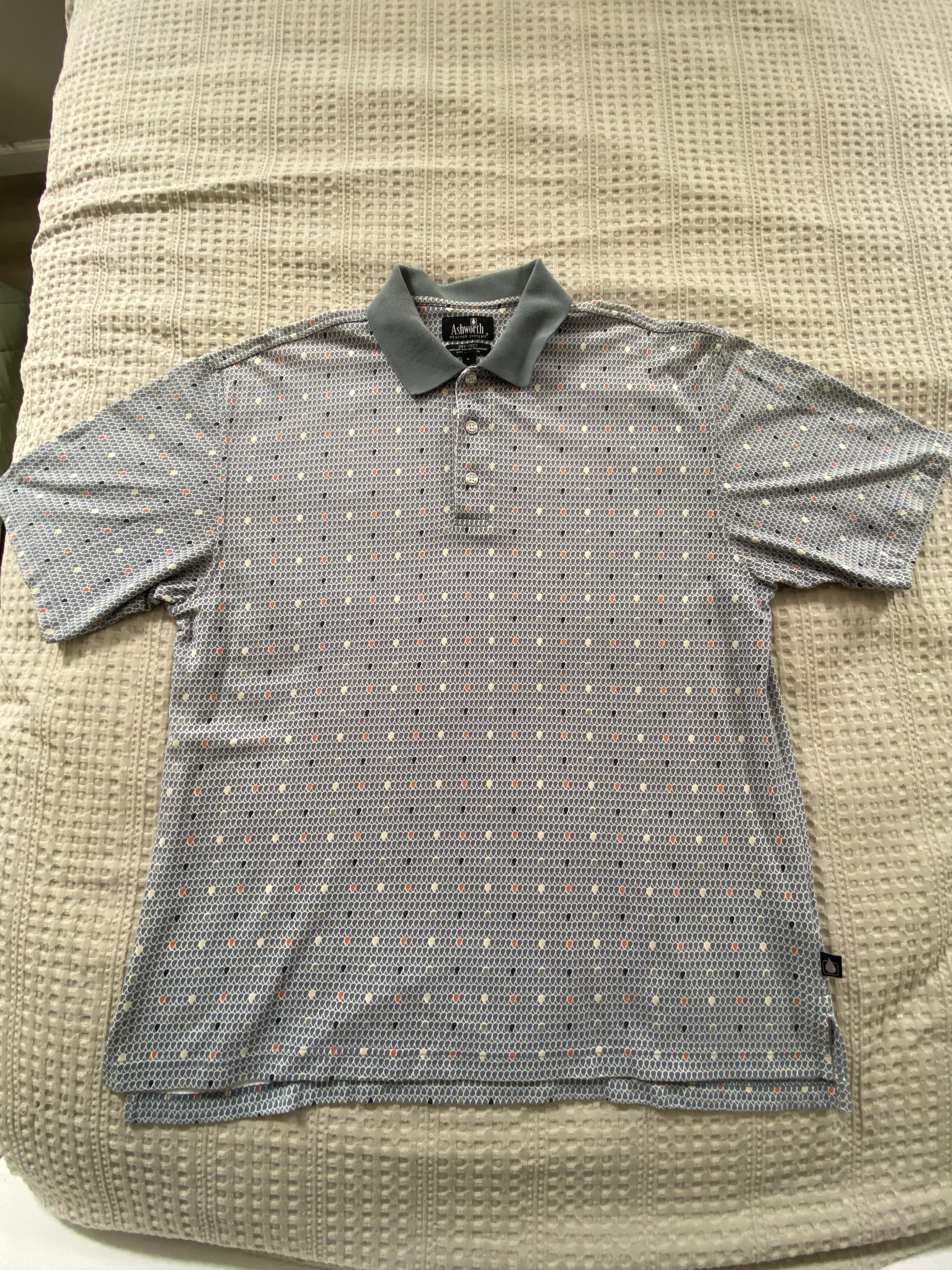 Ashworth Ashworth Patterned Polo Size US L / EU 52-54 / 3 - 2 Thumbnail