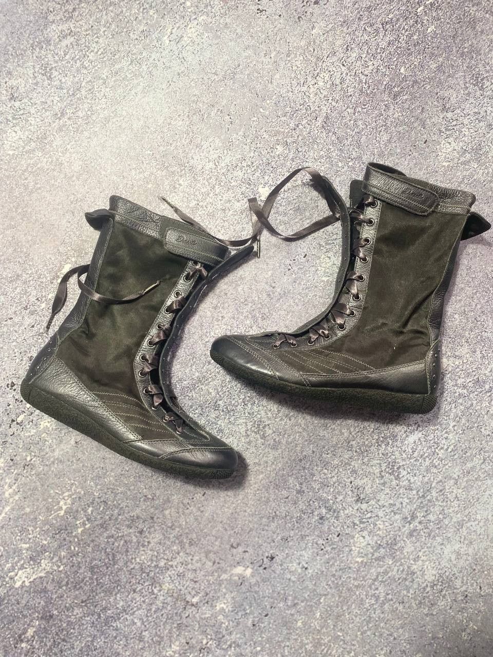 Diesel Leather biker Moto boots Diesel Archive Futuristic shoes 36 Size US 6 / IT 36 - 6 Thumbnail