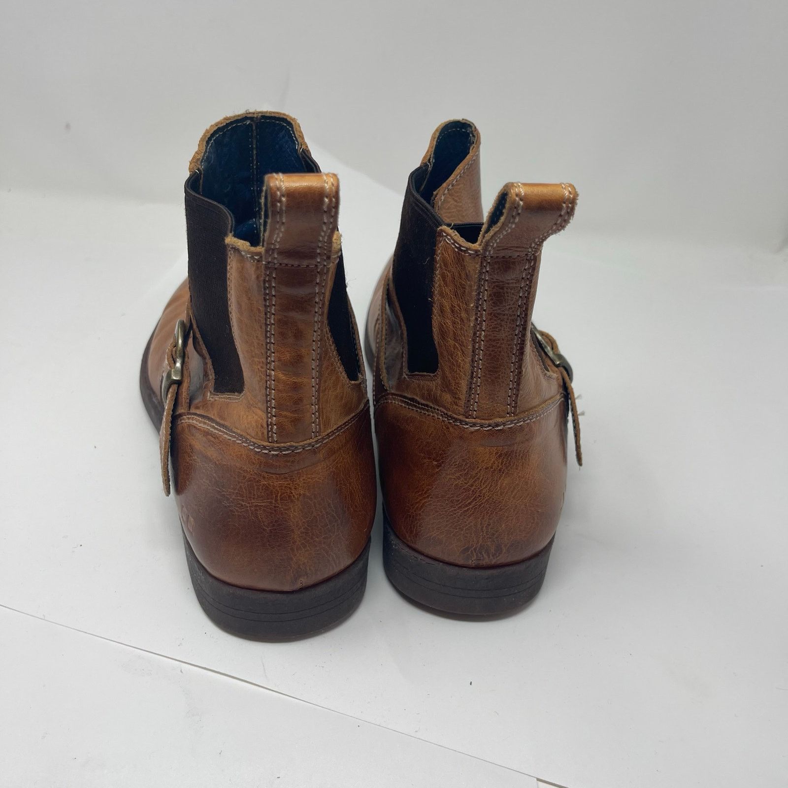 Bed Stu Bed STU Michelangelo in Tan Rustic Chelsea Boots sz 13 Size US 13 / EU 46 - 9 Thumbnail