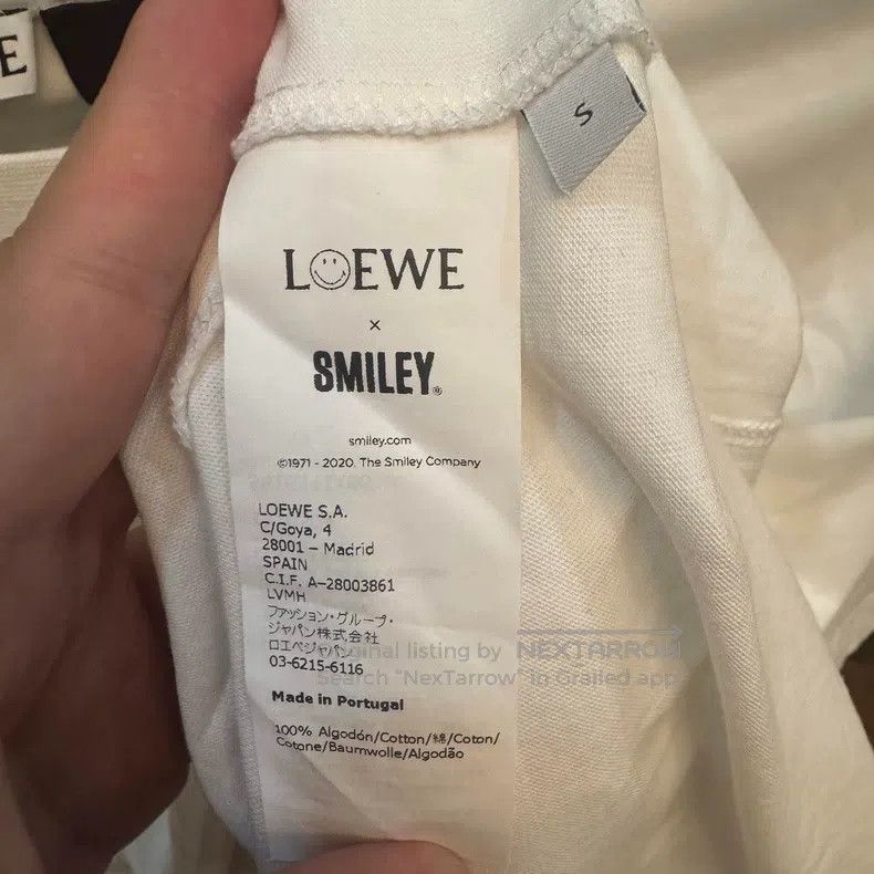 Loewe Loewe Smiley Face Cotton T-Shirt Size US S / EU 44-46 / 1 - 3 Thumbnail