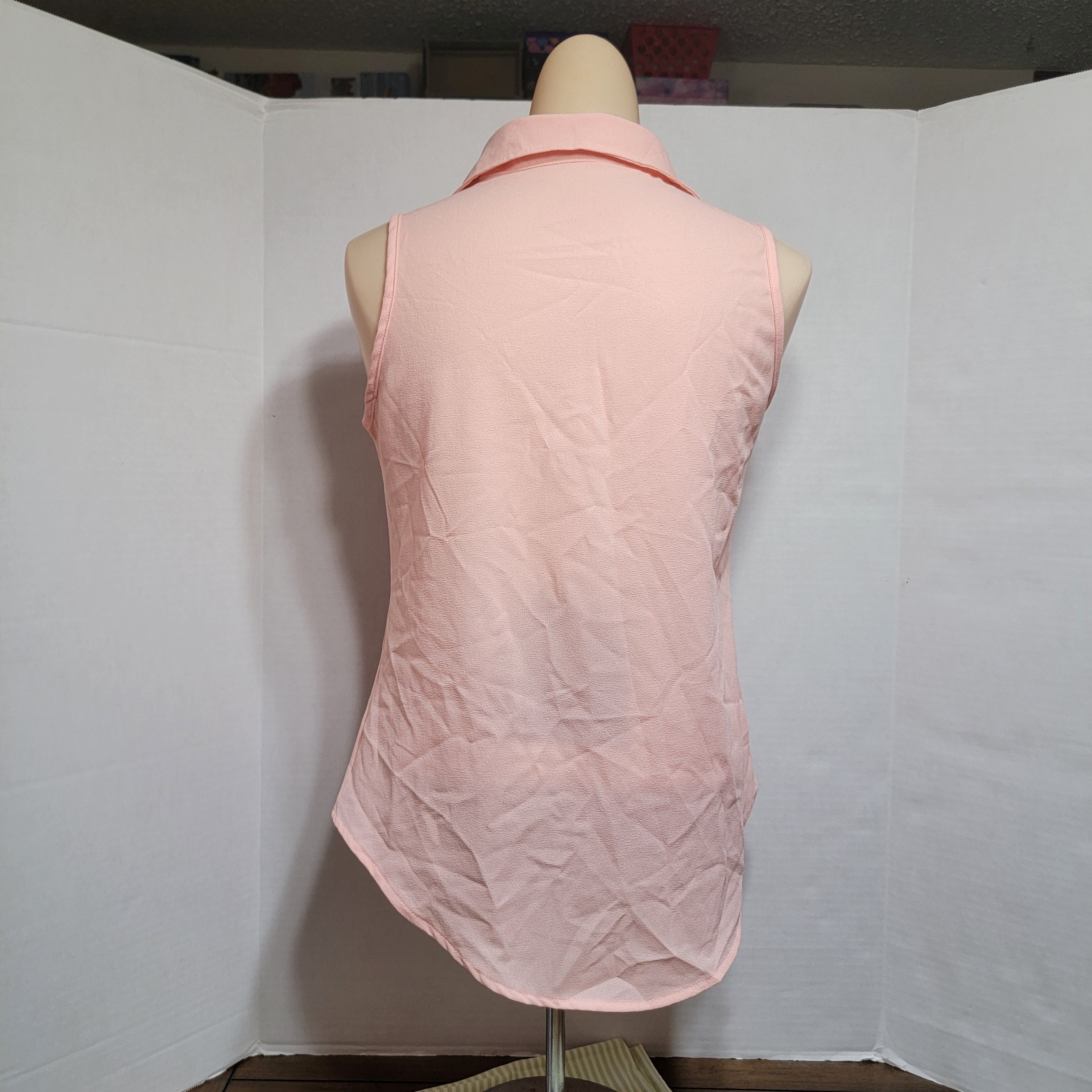 Other Classic Lady Gaga "Telephone" Lt. Pink No Sleeve Blouse Size XS / US 0-2 / IT 36-38 - 5 Thumbnail