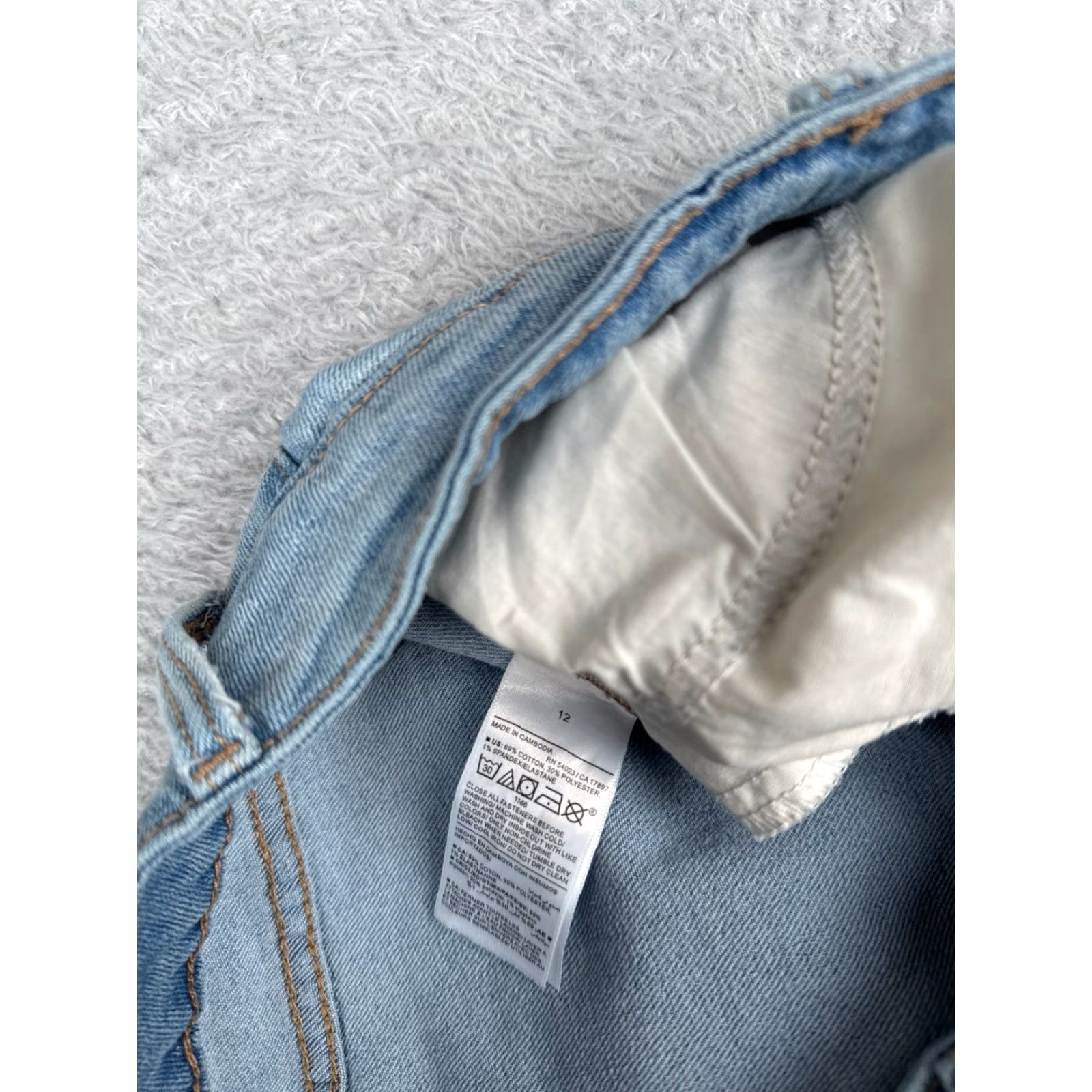 Old Navy Old Navy Women's Bootcut Jeans 12 Blue Denim Mid Rise 32x30 Stretch Cotton Blend Size 34" / US 12 / IT 48 - 7 Thumbnail