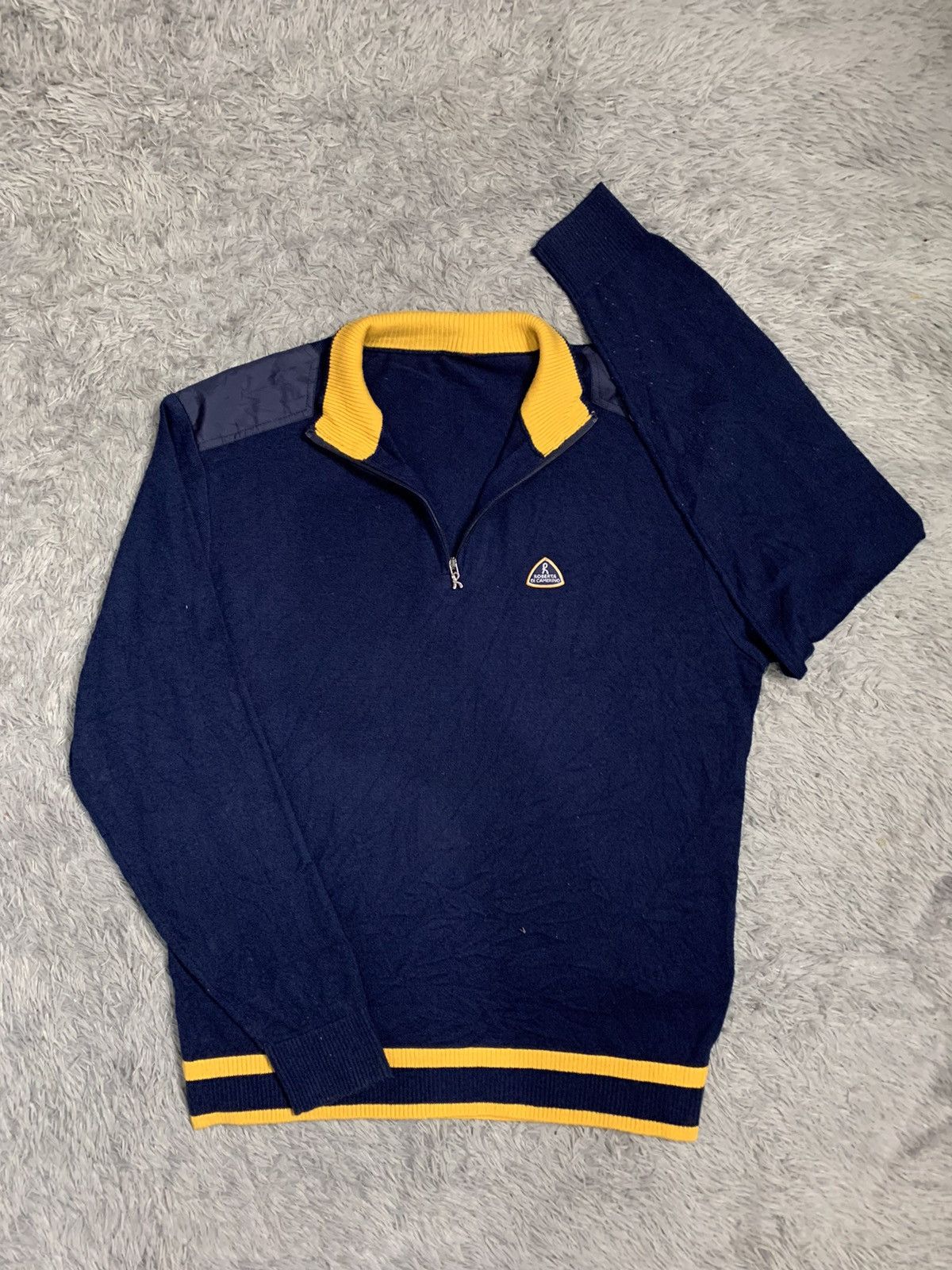 Roberta di Camerino Italian Designer roberta di camerino Half Zip Knit Size US L / EU 52-54 / 3 - 1 Thumbnail