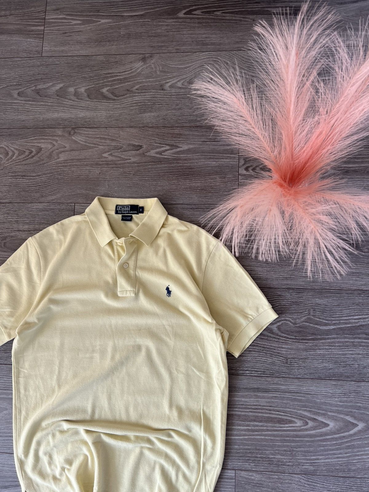 Designer × Polo Ralph Lauren ‼️Vintage Polo Ralph Lauren RRL Yellow Archival Casual Polo‼️ Size US S / EU 44-46 / 1 - 10 Thumbnail