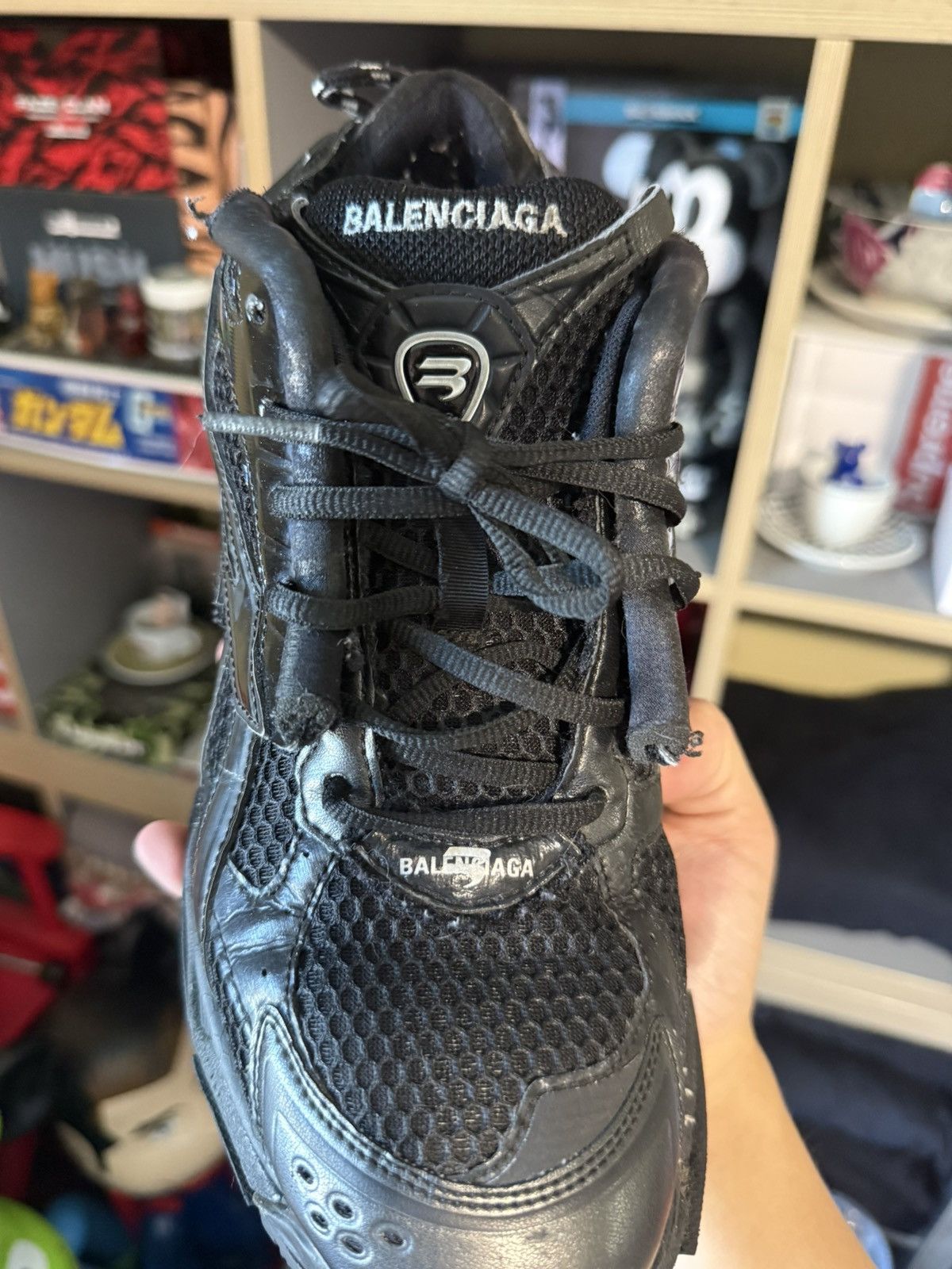 Balenciaga Balenciaga Triple Black Runnr Snkrs Size US 8 / EU 41 - 6 Thumbnail