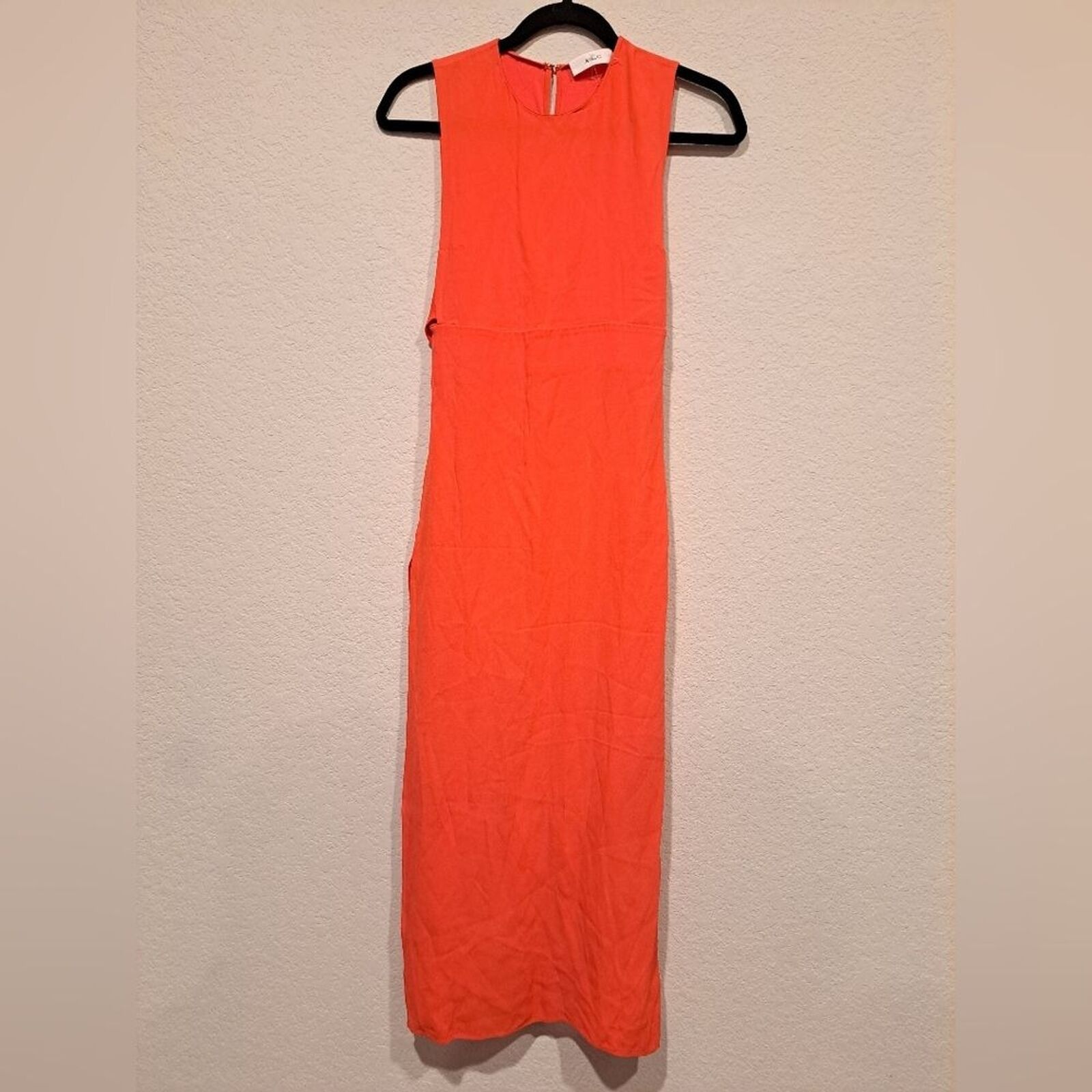 A.L.C. A.L.C. coral orange dress, sleeveless, waist bandeau, sz 0 Size XS / US 0-2 / IT 36-38 - 3 Thumbnail