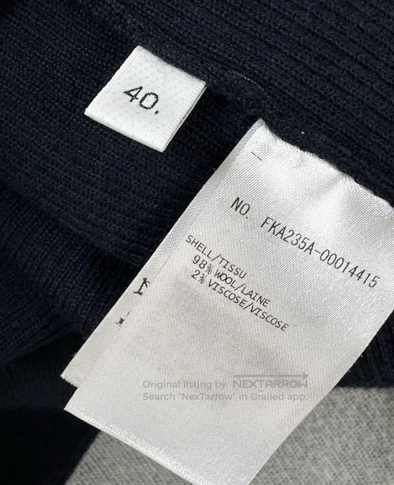Thom Browne Thom Browne Navy Blue Long Sleeve Knit Sweater Size S / US 4 / IT 40 - 6 Thumbnail