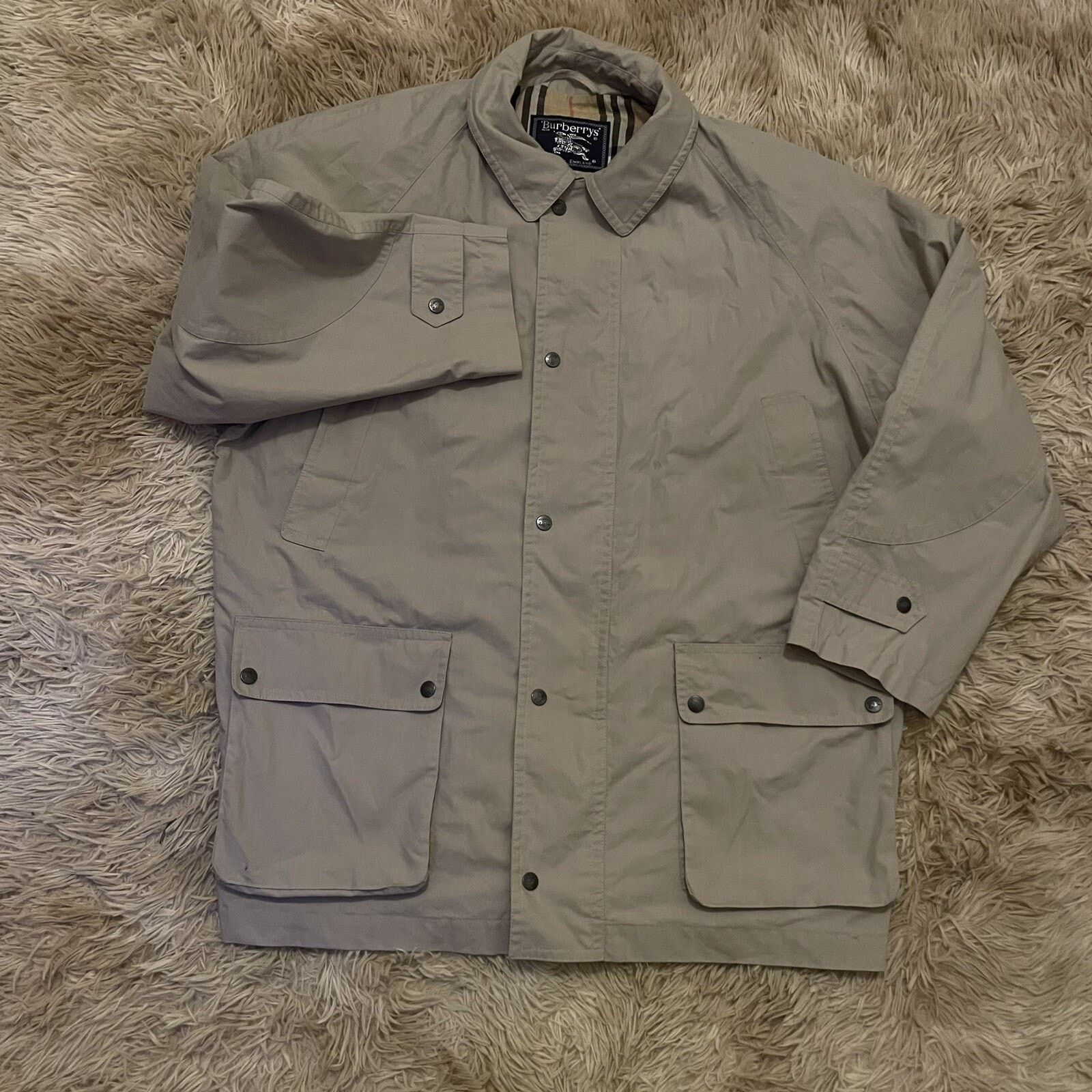 Burberry vintage burberry winter jacket nova check cotton MADE in UK Size US XL / EU 56 / 4 - 7 Thumbnail