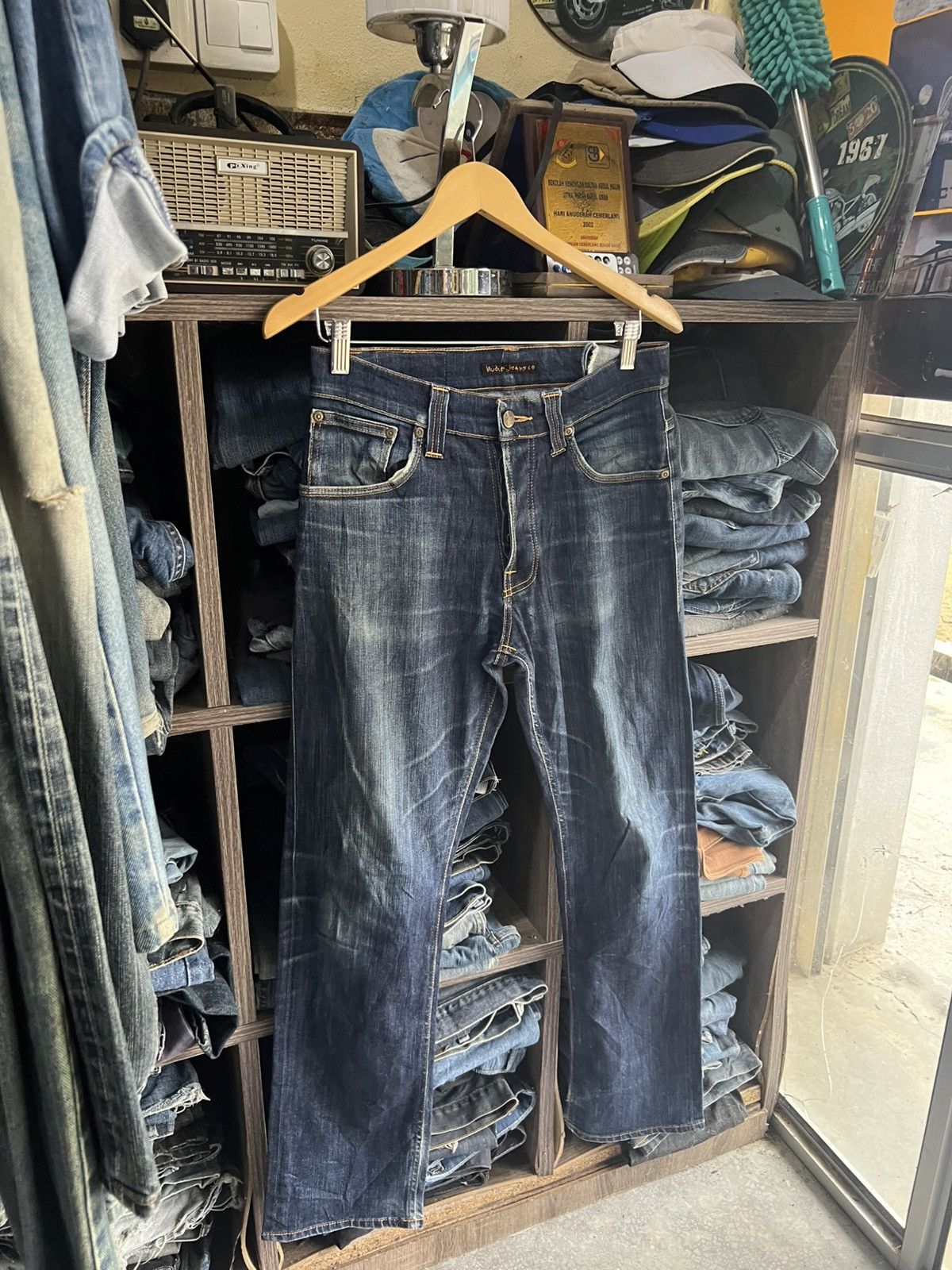 Nudie Jeans 🔥Nudie Jeans Made in Italy Distressed Denim Size US 30 / EU 46 - 6 Thumbnail