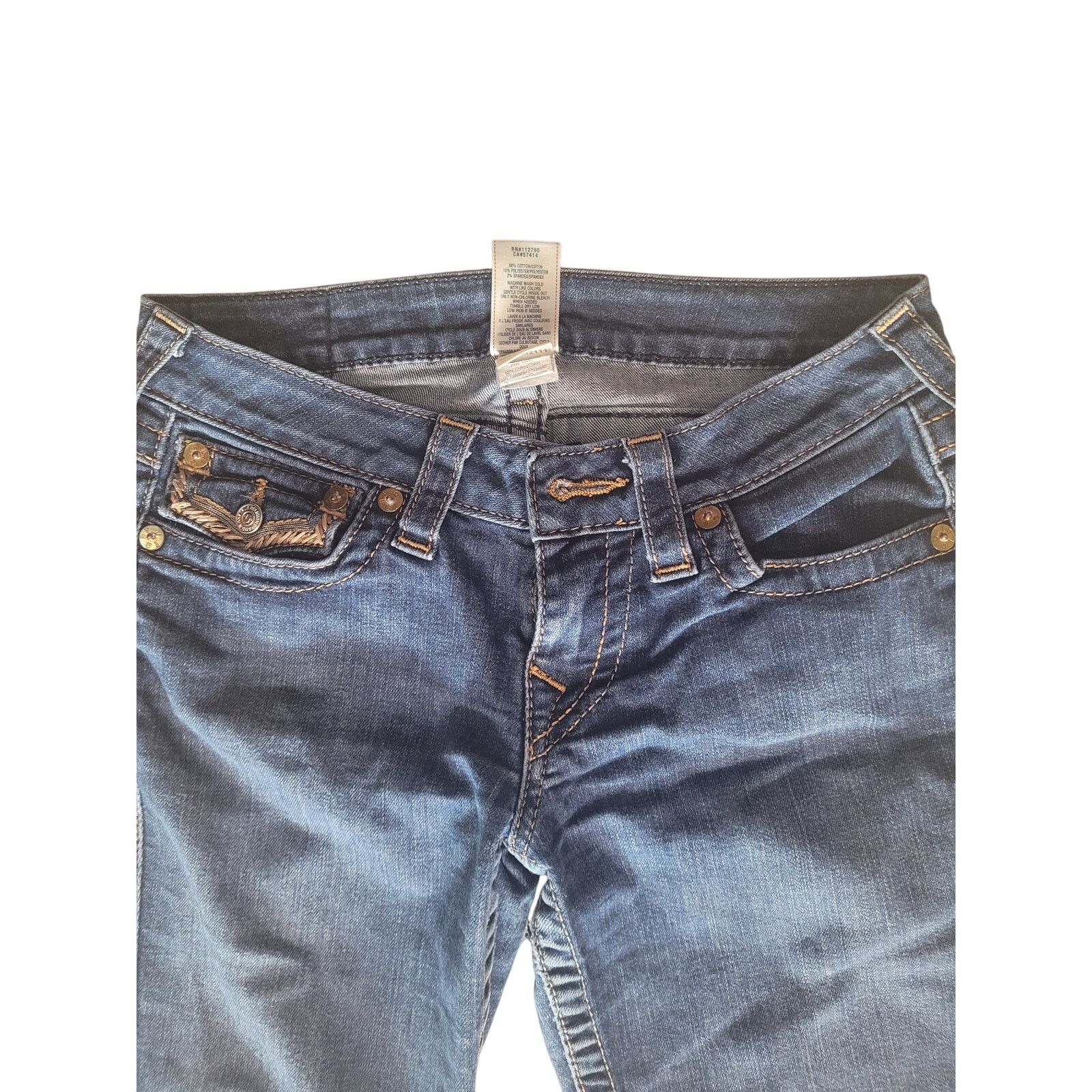 True Religion True Religion Jeans Women Skinny Sz 27W/30L Size 27" / US 4 / IT 40 - 2 Thumbnail