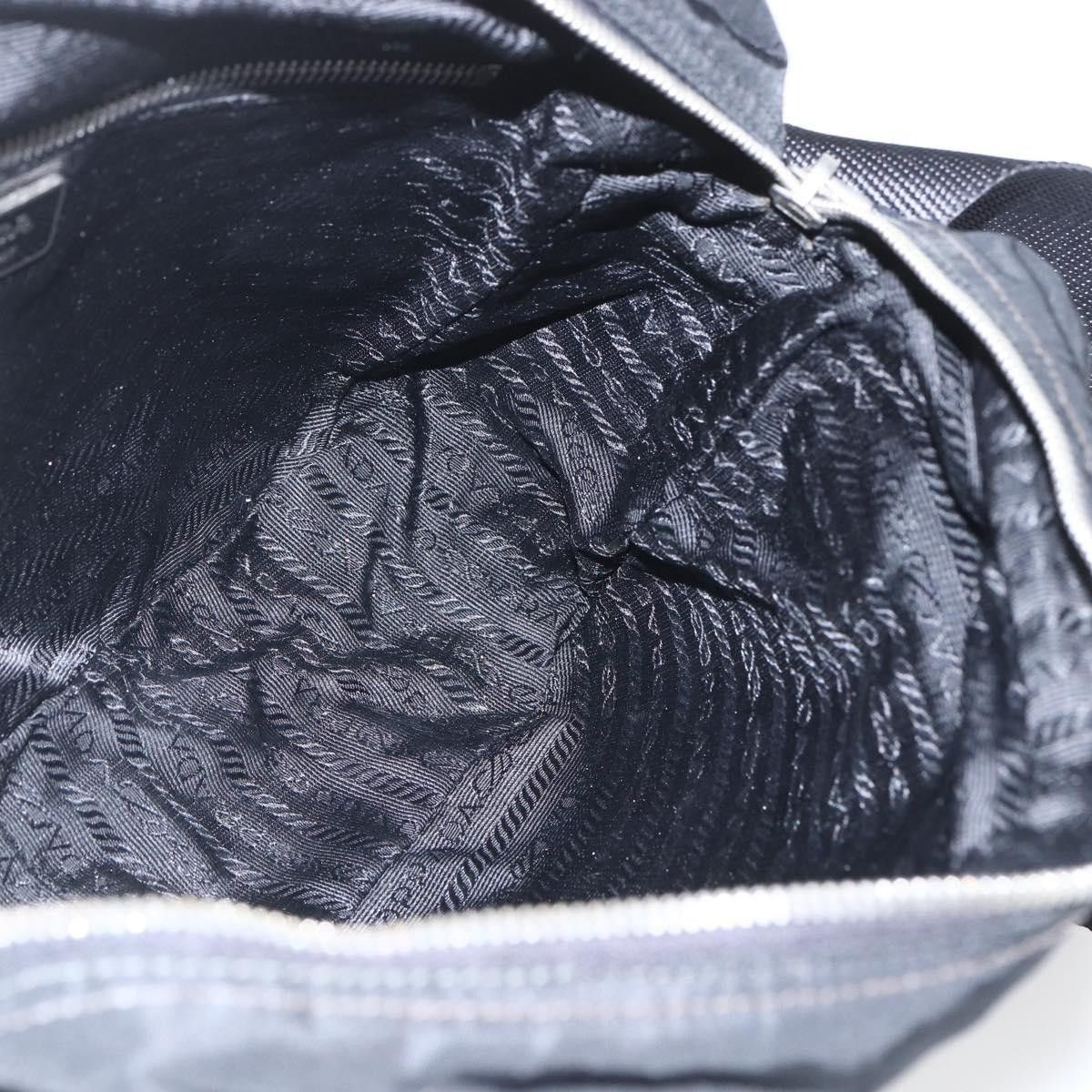 Prada PRADA Shoulder Bag Nylon Black Silver Auth 165034 - Jerrillo Size ONE SIZE - 19 Thumbnail