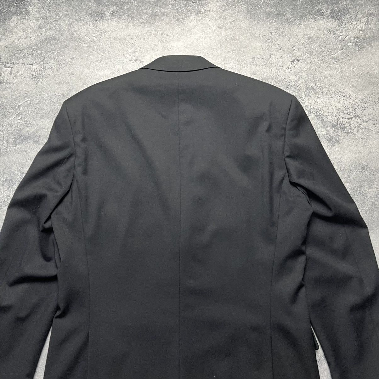 Hugo Boss Hugo Boss Da Vinci Lucca Black Wool Blazer Jacket Luxury Size 42L - 11 Thumbnail