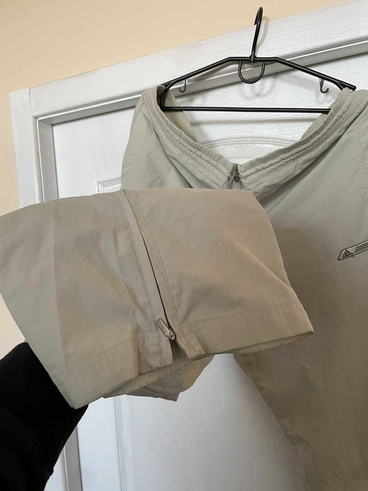 Adidas × Vintage Y2K Vintage adidas Track Pants beige desert joggers parashut Size US 36 / EU 52 - 3 Thumbnail