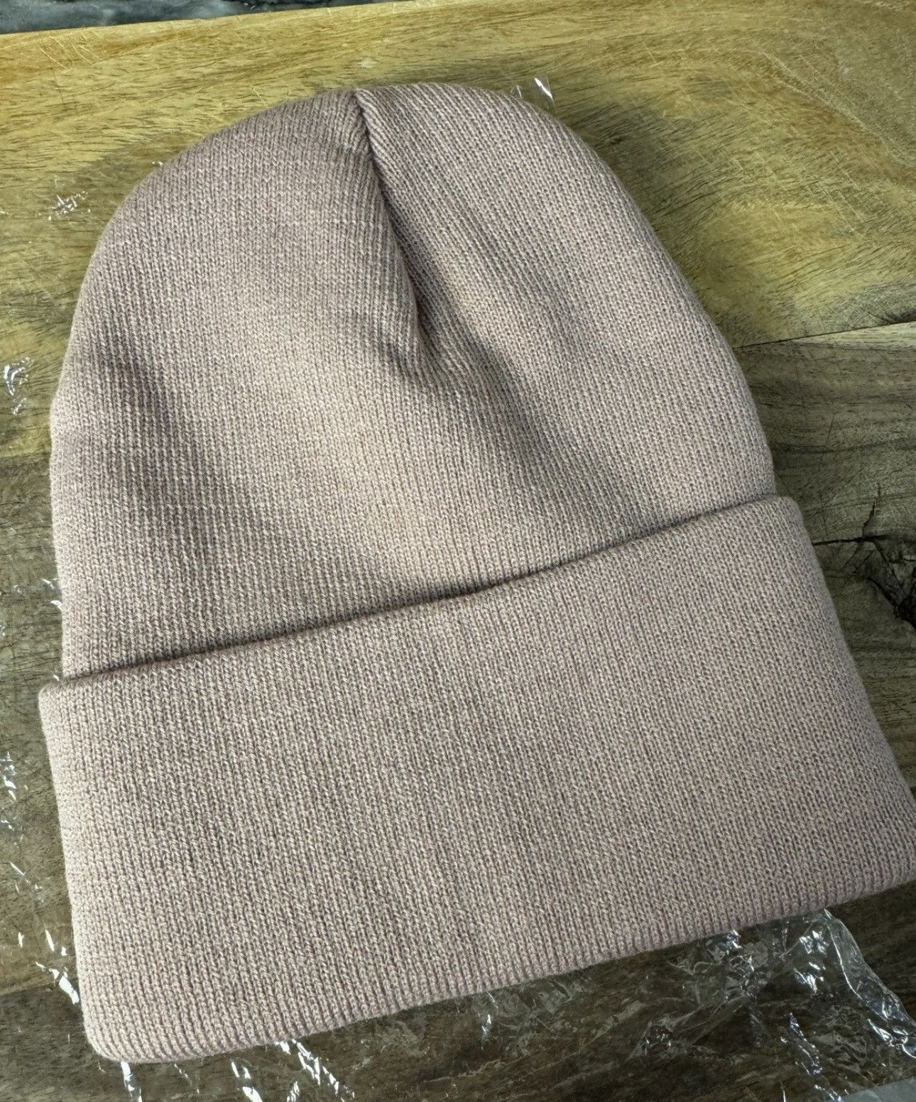 Other New Atticus “Stay Wild” Beanie Mauve/Pale Pink One Size Size ONE SIZE - 5 Thumbnail