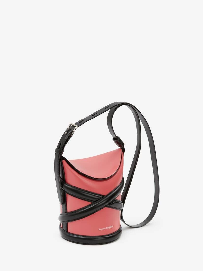 Alexander McQueen o1w1db10925 Size: OS/The Slash Clutch in Pink/Black Size ONE SIZE - 2 Thumbnail