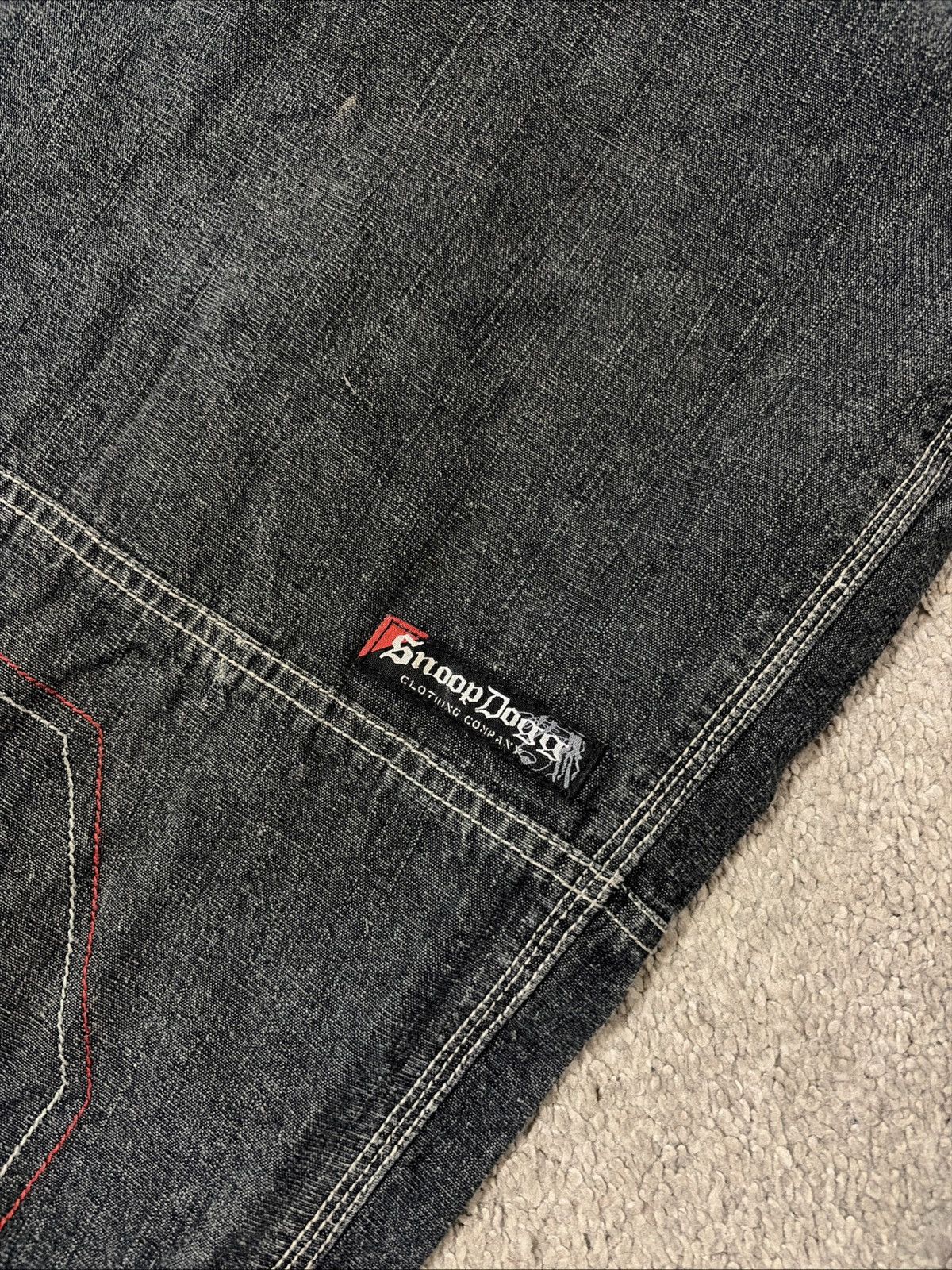 Snoop Dogg Vintage Y2K Snoop Dogg Baggy Embroidered Jeans Size 38/33 Size US 38 / EU 54 - 12 Thumbnail