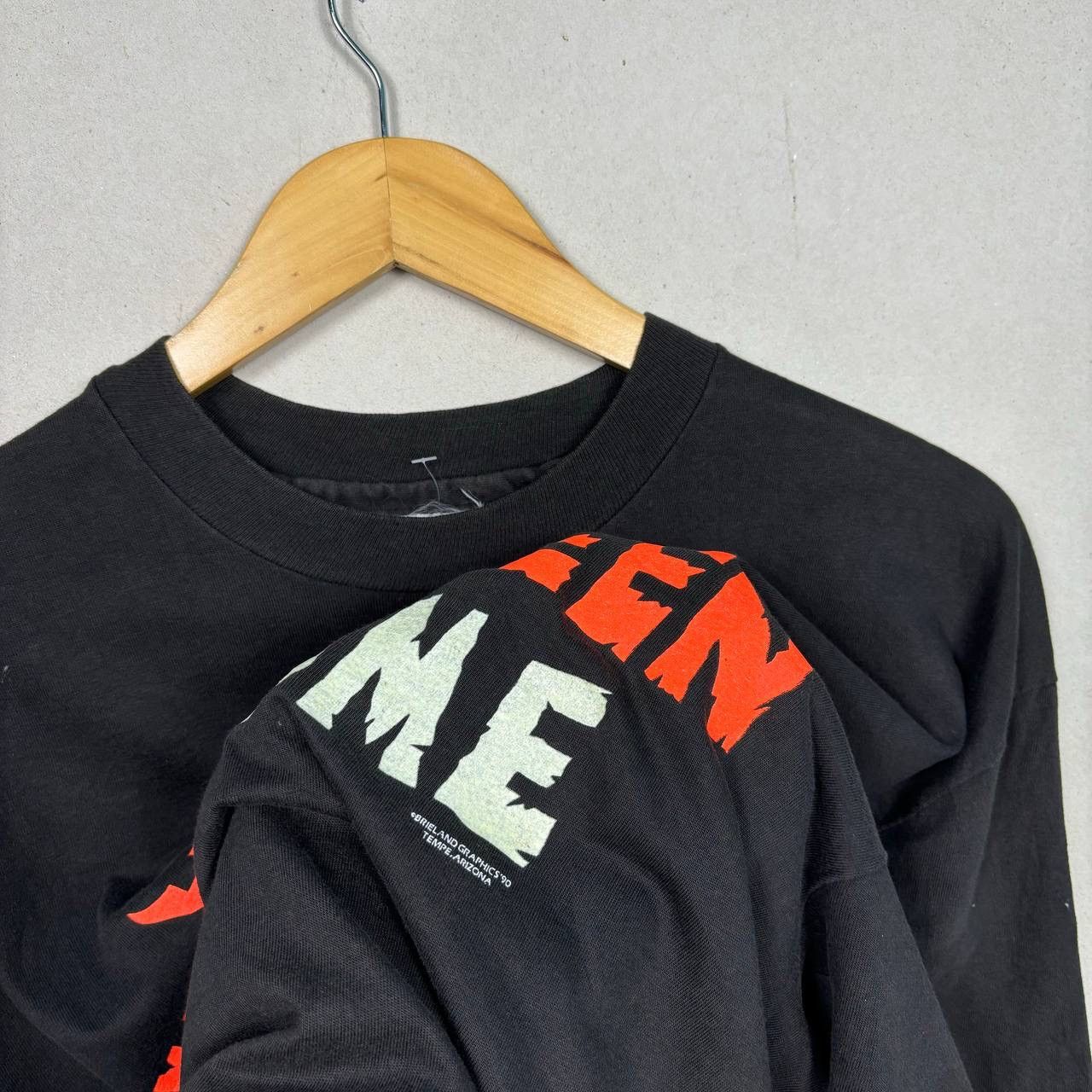 Vintage Vtg 90s Brieland Graphics Halloween Shirt Single Stitch Size US L / EU 52-54 / 3 - 4 Thumbnail