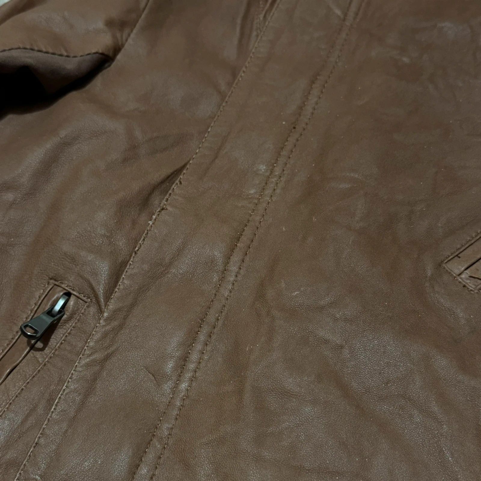 Other Rick owens style high neck leather jacket Size S / US 4 / IT 40 - 5 Thumbnail