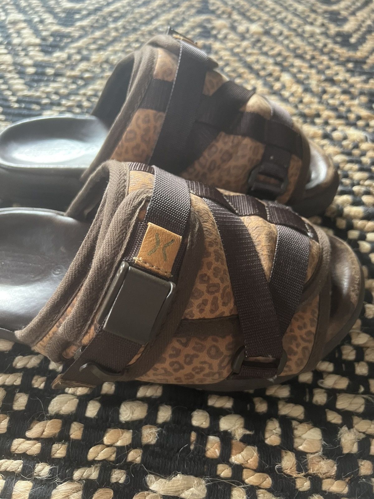 Visvim Visvim SS17 Leopard Printed Leather Christo Sandals Size US 10 / EU 43 - 4 Thumbnail