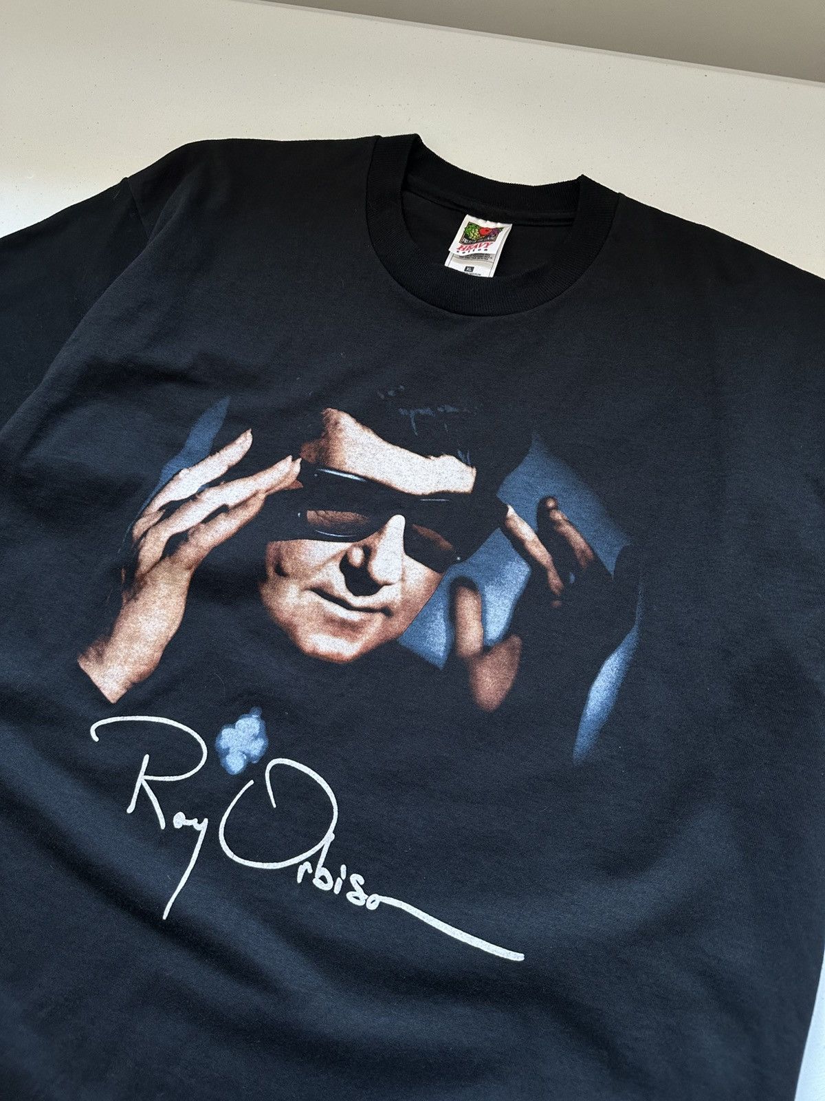 Band Tees Vintage 2000s Roy Orbis Box Logo Tee Size US XL / EU 56 / 4 - 7 Thumbnail