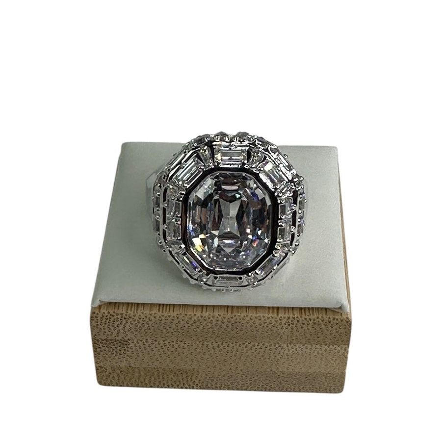 Swarovski Swarovski Mesmera cocktail ring Octagon cut 60 / 9 Size ONE SIZE - 1 Thumbnail