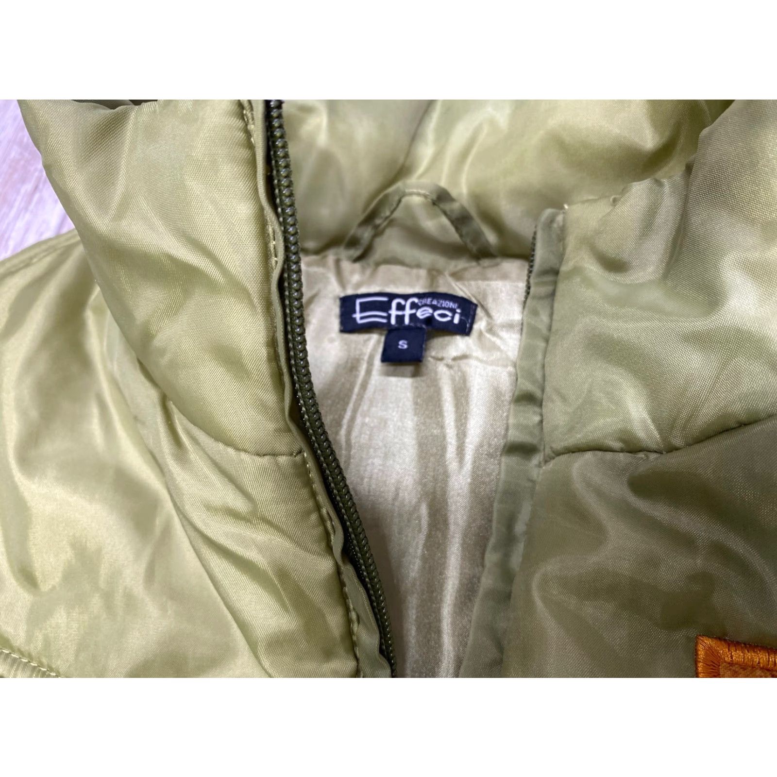 Vintage Creazoni Effeci Quilted Vest Women Small Pumpkin Leaves Green Fall Thanksgiving Quilt Vest Women S Green Fall Thanksgiving Size S / US 4 / IT 40 - 7 Thumbnail