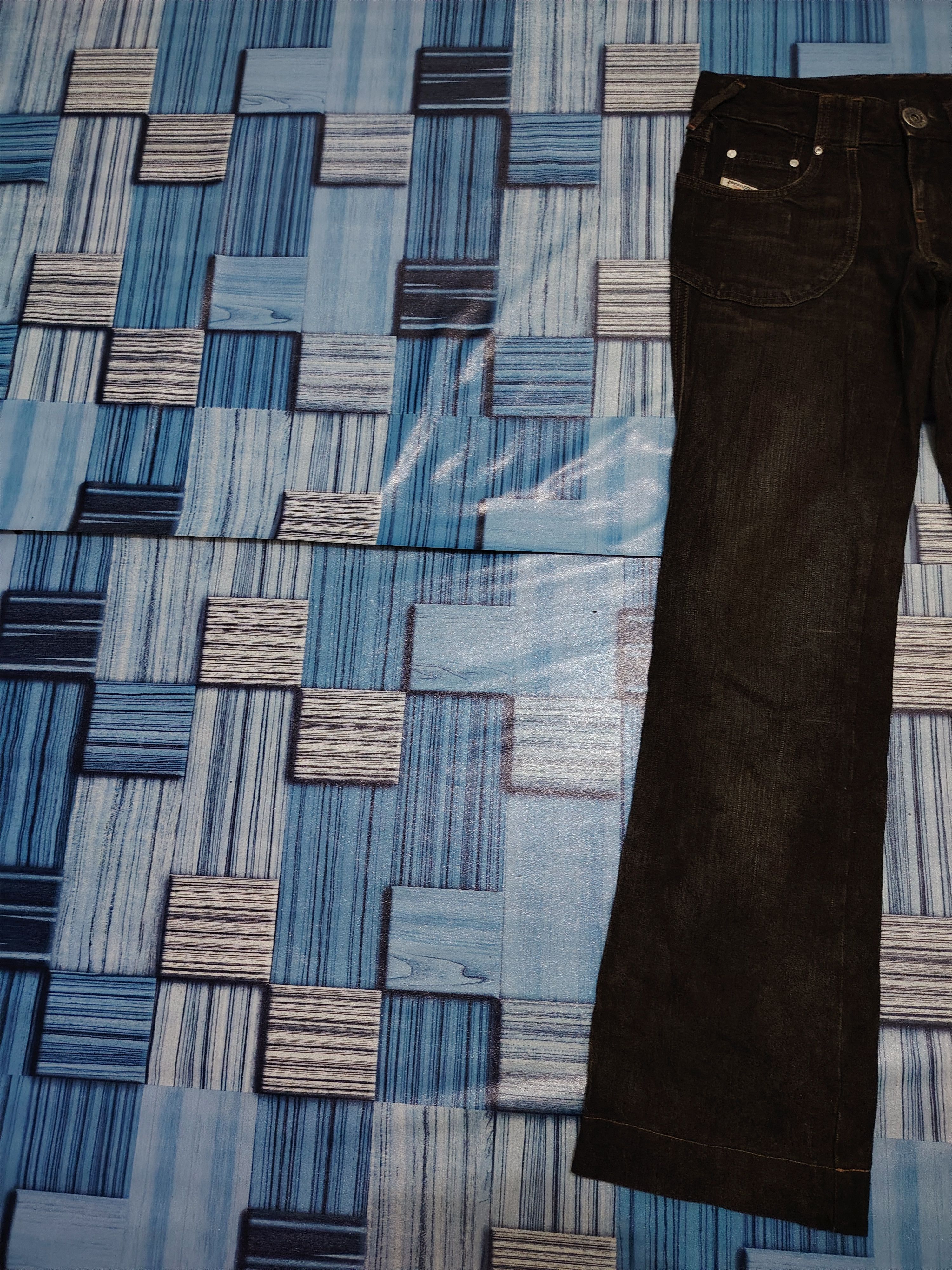 Diesel 💥Insane 90s Diesel Industry Flared Jeans Size 28" / US 6 / IT 42 - 4 Thumbnail