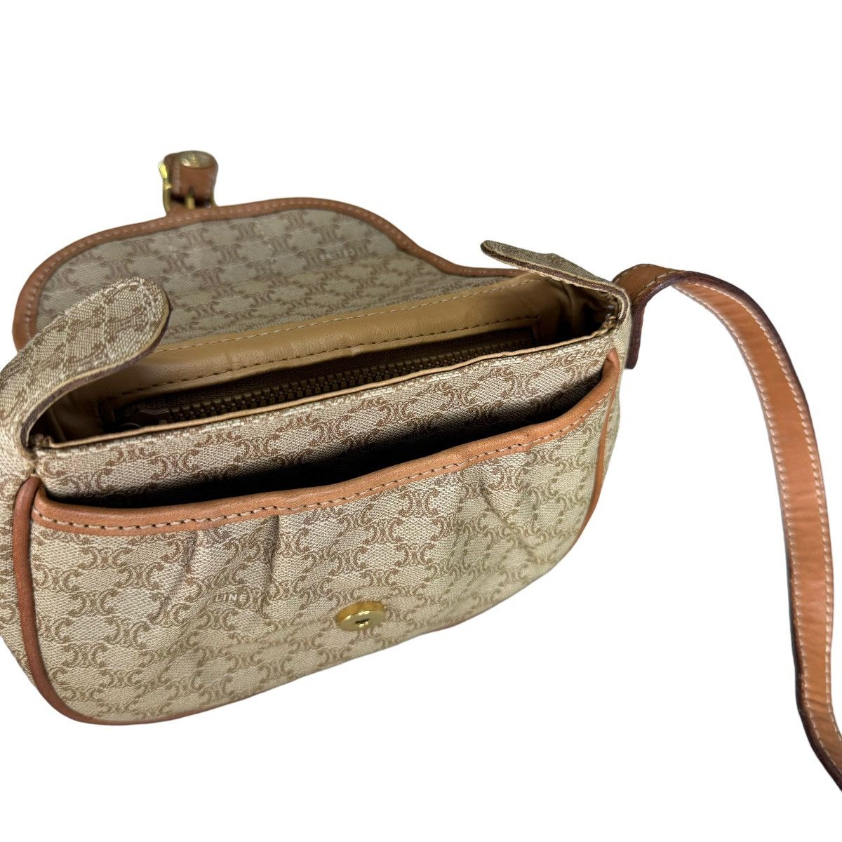 Celine ❄️CELINE MACADAM MONOGRAM MINI SHOULDER BAG Size ONE SIZE - 14 Thumbnail
