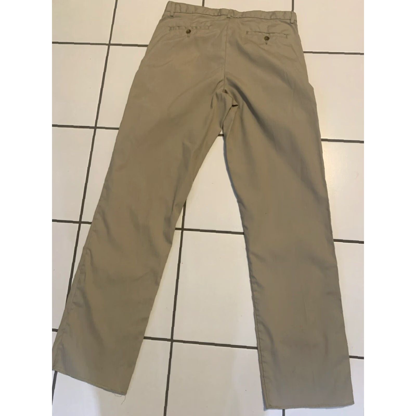Vintage DENNIS Khaki Pants 36 Pleated Workwear Regular Fit Mens Size US 36 / EU 52 - 2 Thumbnail