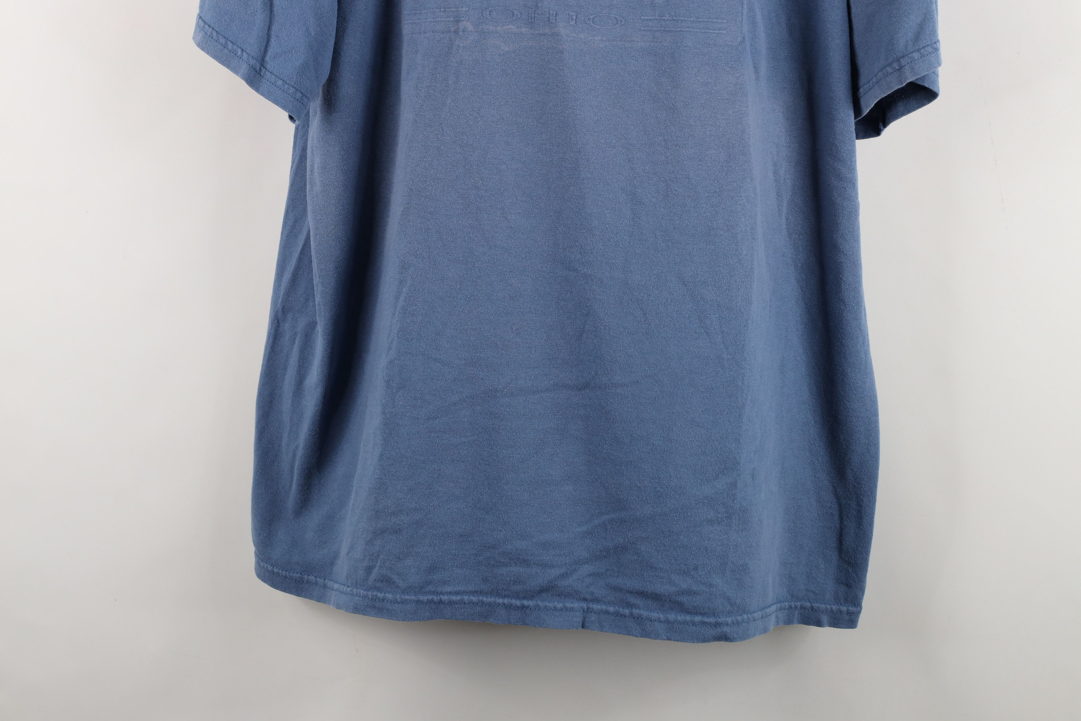 Vintage Vintage 90s Streetwear Spell Out Lakeside Ohio T-Shirt Blue Size US XL / EU 56 / 4 - 3 Thumbnail