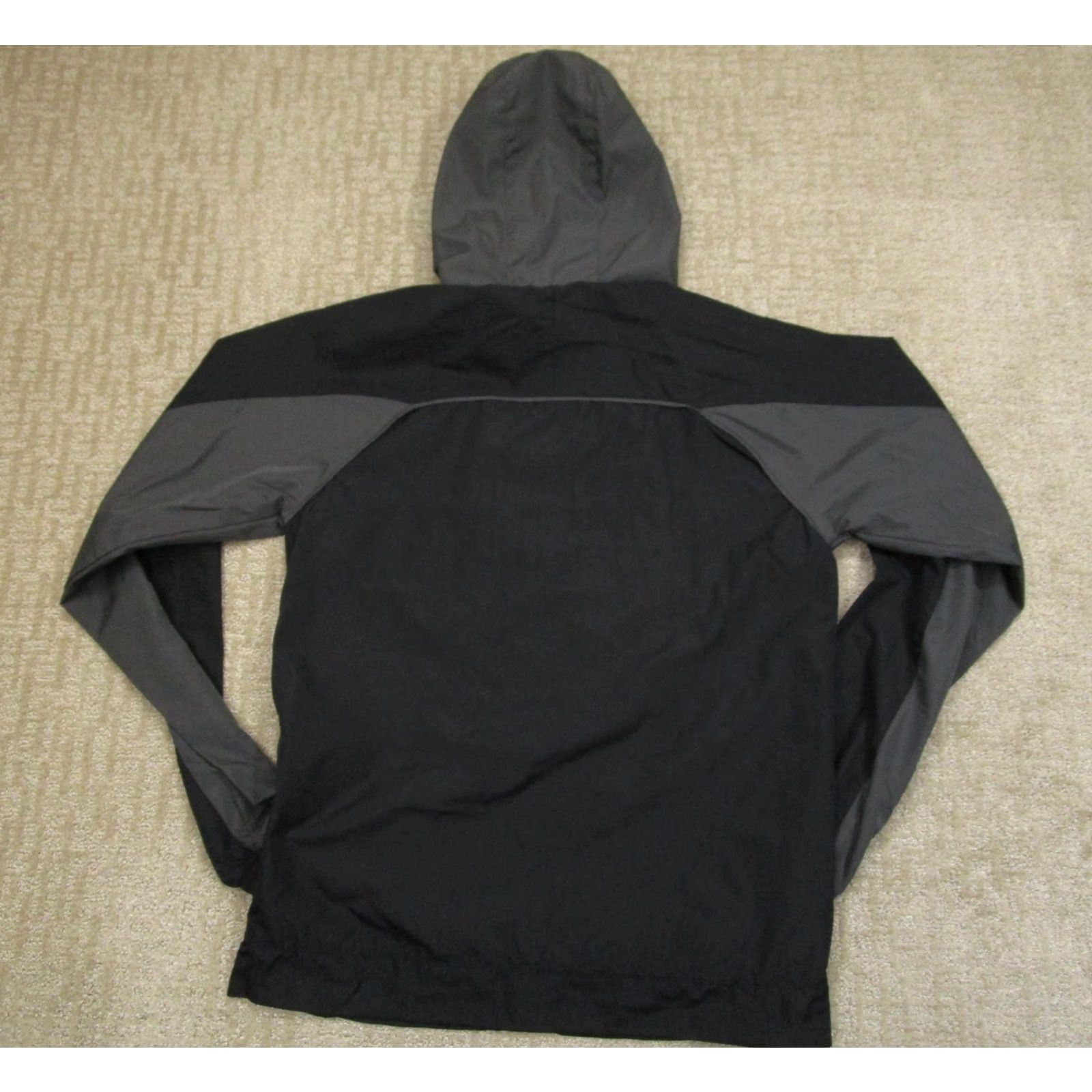 Under Armour Under Armour Jacket Mens Small Black Hooded Windbreaker Harvard College Theme Windbreaker Lightweight Full Zip Lined All Seasons Colorblock Zip Mens Size US S / EU 44-46 / 1 - 3 Thumbnail