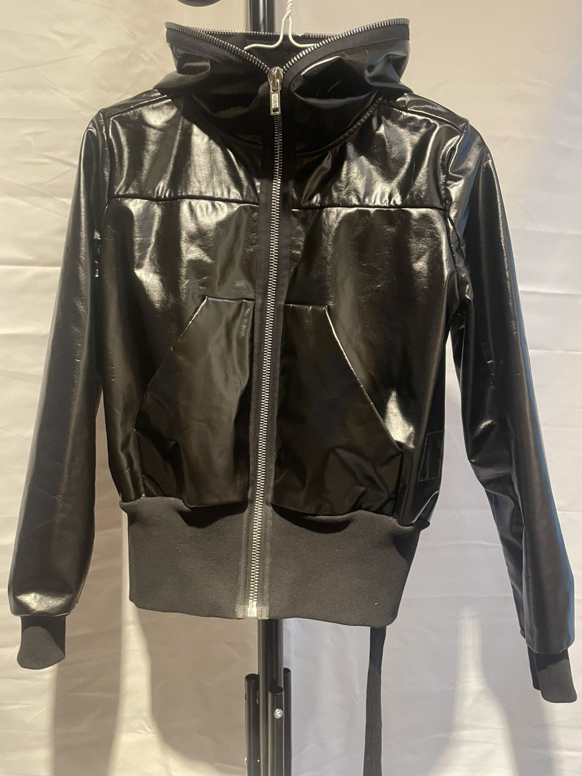 Rick Owens Rick owens gimp coated hoodie zip up Size US S / EU 44-46 / 1 - 4 Thumbnail