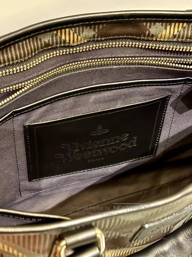 Vivienne Westwood Vivienne Westwood size os Plaid Tote Bag Size ONE SIZE - 7 Thumbnail