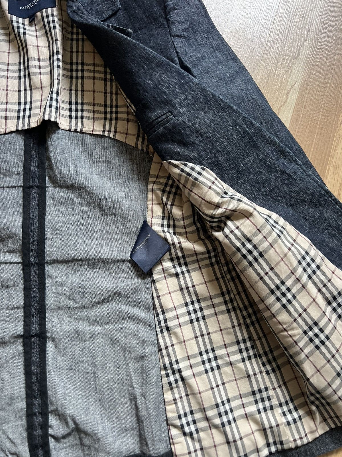 Burberry × Vintage Burberry vintage blazer plaid women avant garde 90s Size M / US 6-8 / IT 42-44 - 8 Thumbnail