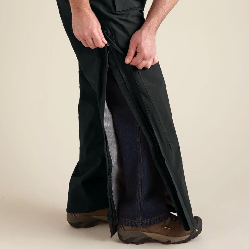 Duluth Trading Company Duluth Trading Pants Mens 3XL x32 No Rainer Waterproof 26717 Trouser Cargo Navy Black Nylon Zipper Pockets” Size US 39 - 2 Thumbnail