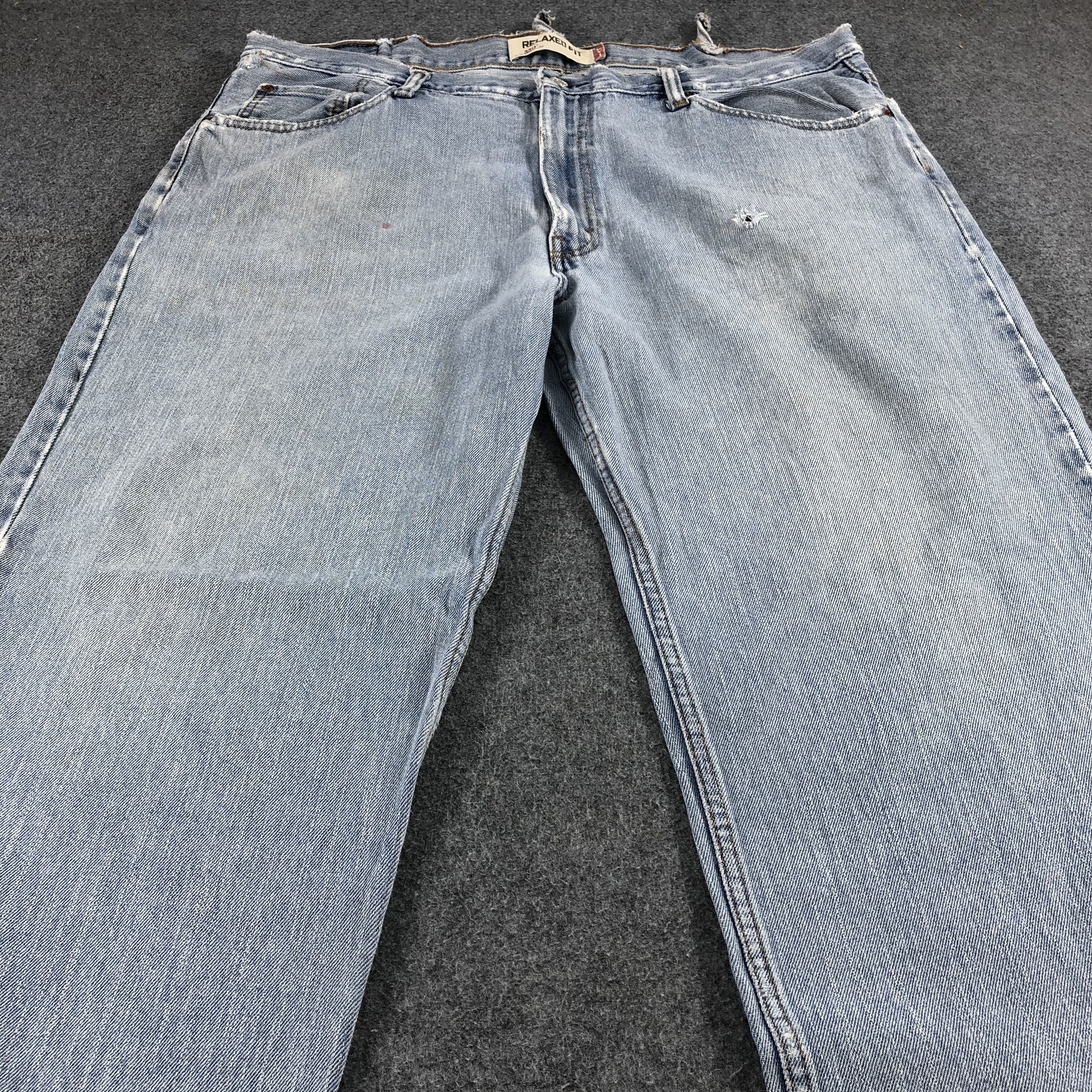 Levi's Vintage 90s Light Wash Levis 550 Jeans-J1227 Size US 42 / EU 58 - 3 Thumbnail