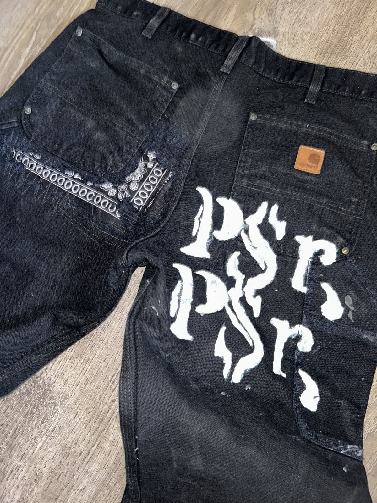 Other 1/1 reworked double knee denim Size US 34 / EU 50 - 4 Thumbnail