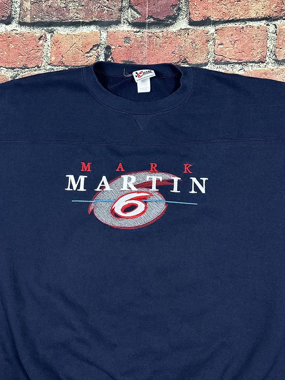 Chase Authentics Vintage Chase Authentics Nascar Sweatshirt Mark Martin #6 Size US XL / EU 56 / 4 - 5 Thumbnail
