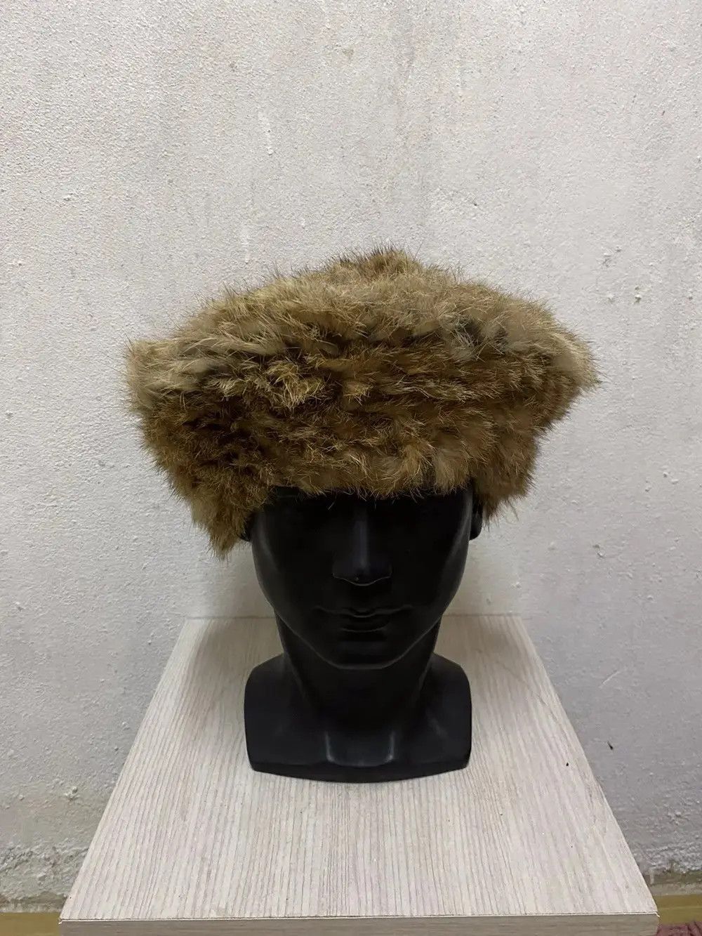 Japanese Brand Rabbit Fur Fleece Very Rare Japanese Brand Hat Size ONE SIZE - 3 Thumbnail