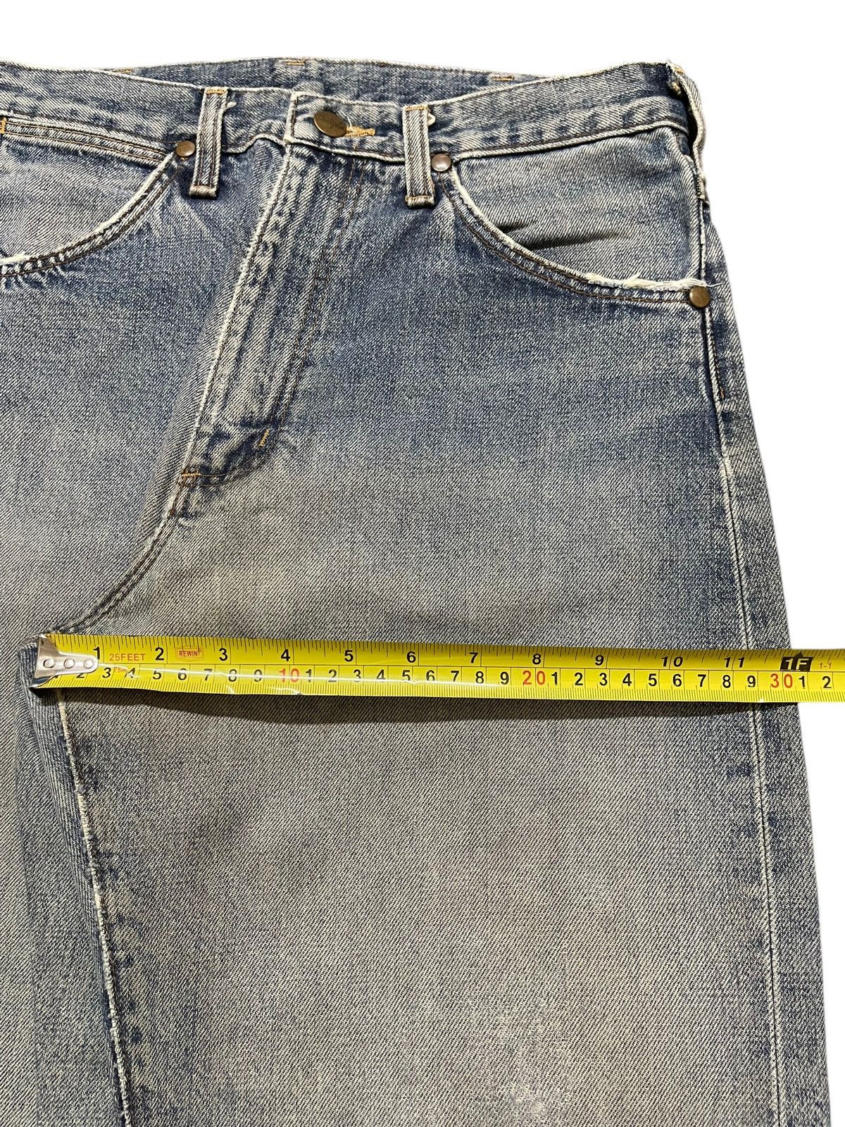 Wrangler Vintage Wrangler Selvedge Baggy Faded Wash Distressed Jeans Size US 28 / EU 44 - 17 Thumbnail