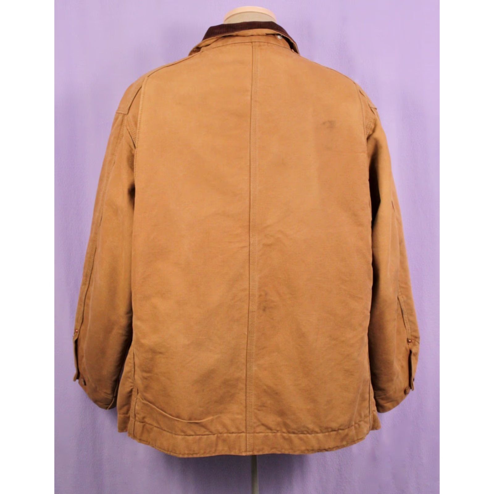 Carhartt VINTAGE Carhartt Chore Jacket Shirt 70s 1970s Men's Tan Brown Size 50 Work Jacket Mens Size US M / EU 48-50 / 2 - 2 Thumbnail