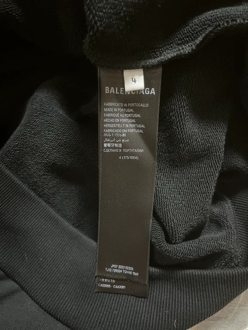 Balenciaga Balenciaga new adhesive tape cola hoodie-2506 Size US XL / EU 56 / 4 - 4 Thumbnail