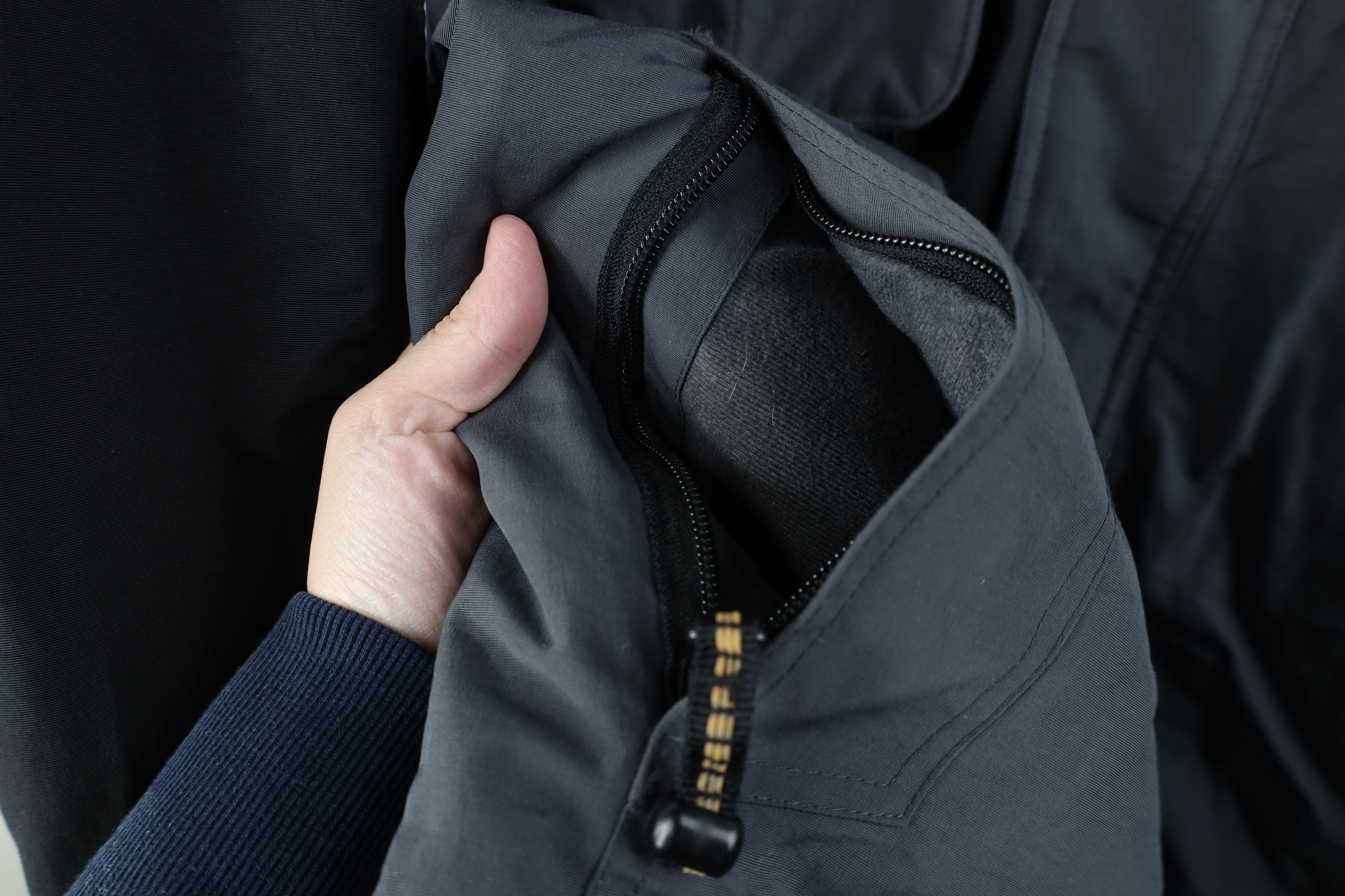 Gap Vintage 90s Gap Pile Fleece Lined Hooded Parka Jacket Gray Size US XXL / EU 58 / 5 - 8 Thumbnail