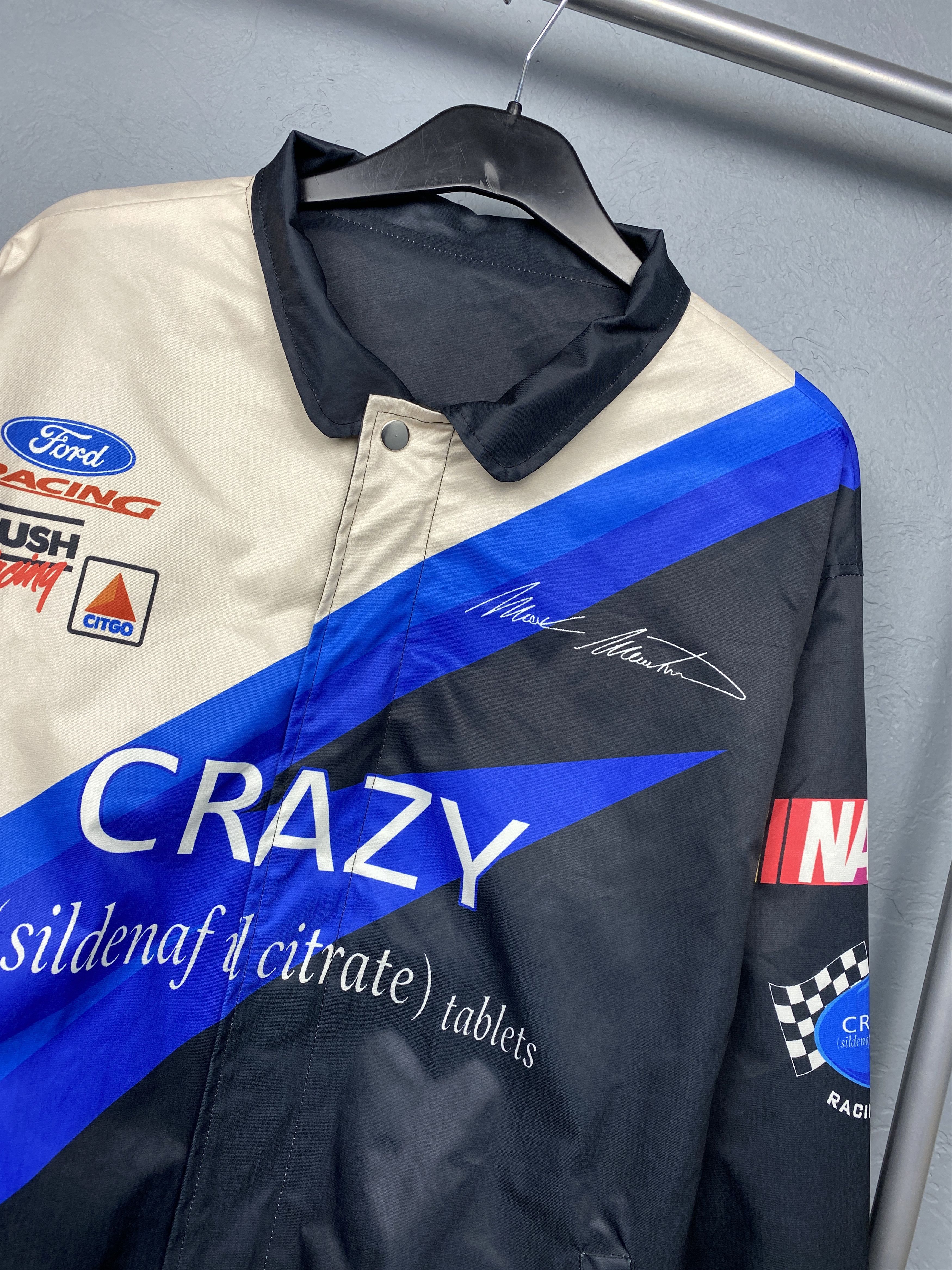 Ford × Vintage Ford Team NASCAR Crazy Racing Jacket Vintage Size US XL / EU 56 / 4 - 2 Thumbnail