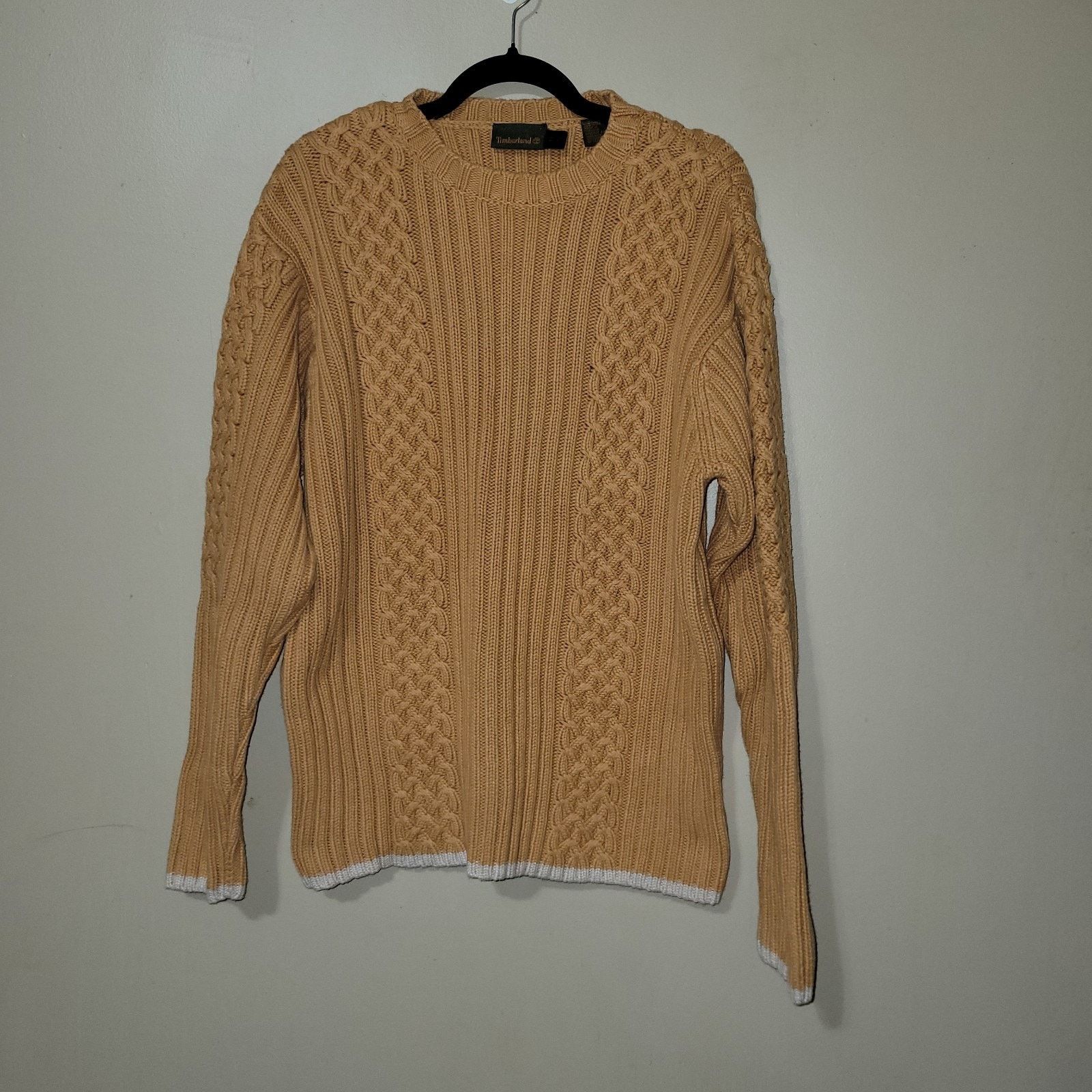 Timberland Timberland Thick Chunky Cable Knit Fisherman Size M Size US M / EU 48-50 / 2 - 1 Thumbnail