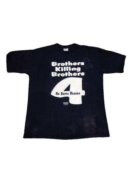 Rap Tees × Vintage Vintage 1993 Brothers Killing Brothers Rap Tee Size US XL / EU 56 / 4 - 1 Thumbnail