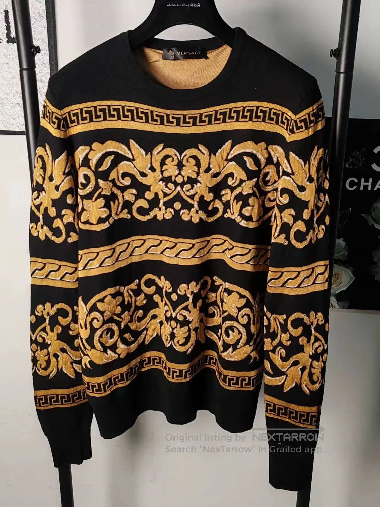 Versace Versace Knit Sweater Size 54, Authentic. Size US M / EU 48-50 / 2 - 1 Thumbnail
