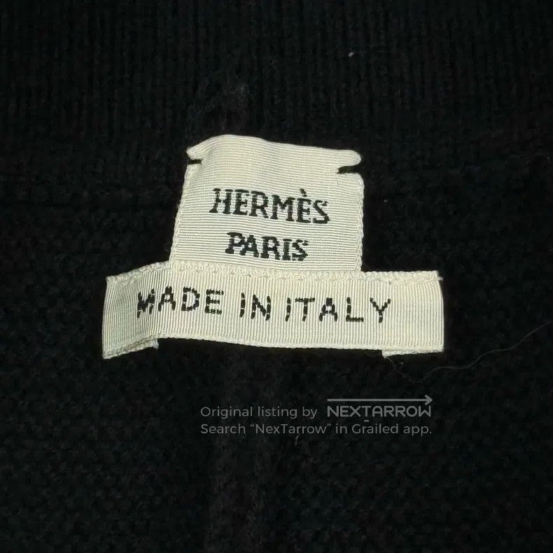 Hermes Hermes Black Full H Drawstring Wool Trousers Size 24" / US 00 / IT 34 - 5 Thumbnail