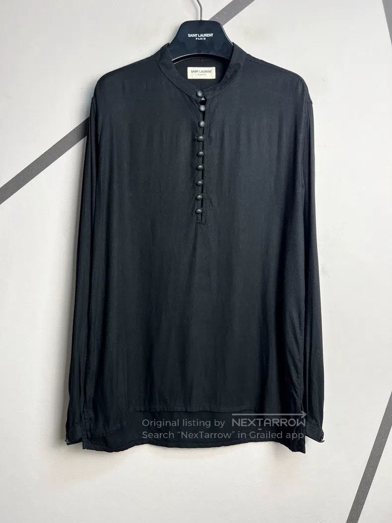 Saint Laurent Paris Saint Laurent Paris size 39 Black Court Shirt Size US S / EU 44-46 / 1 - 1 Thumbnail