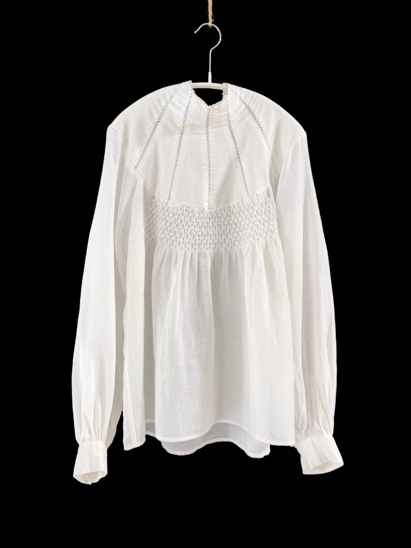 Kapital Kapital Linen-Cotton Origami Pleat White Vintage Shirt Size S / US 4 / IT 40 - 1 Thumbnail